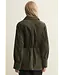 Arma Maeve lamb suede jacket Dark green