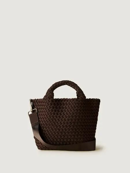 Naghedi St Barths small tote Chocolate