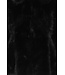 ROTATE Faux fur flared jacket Black