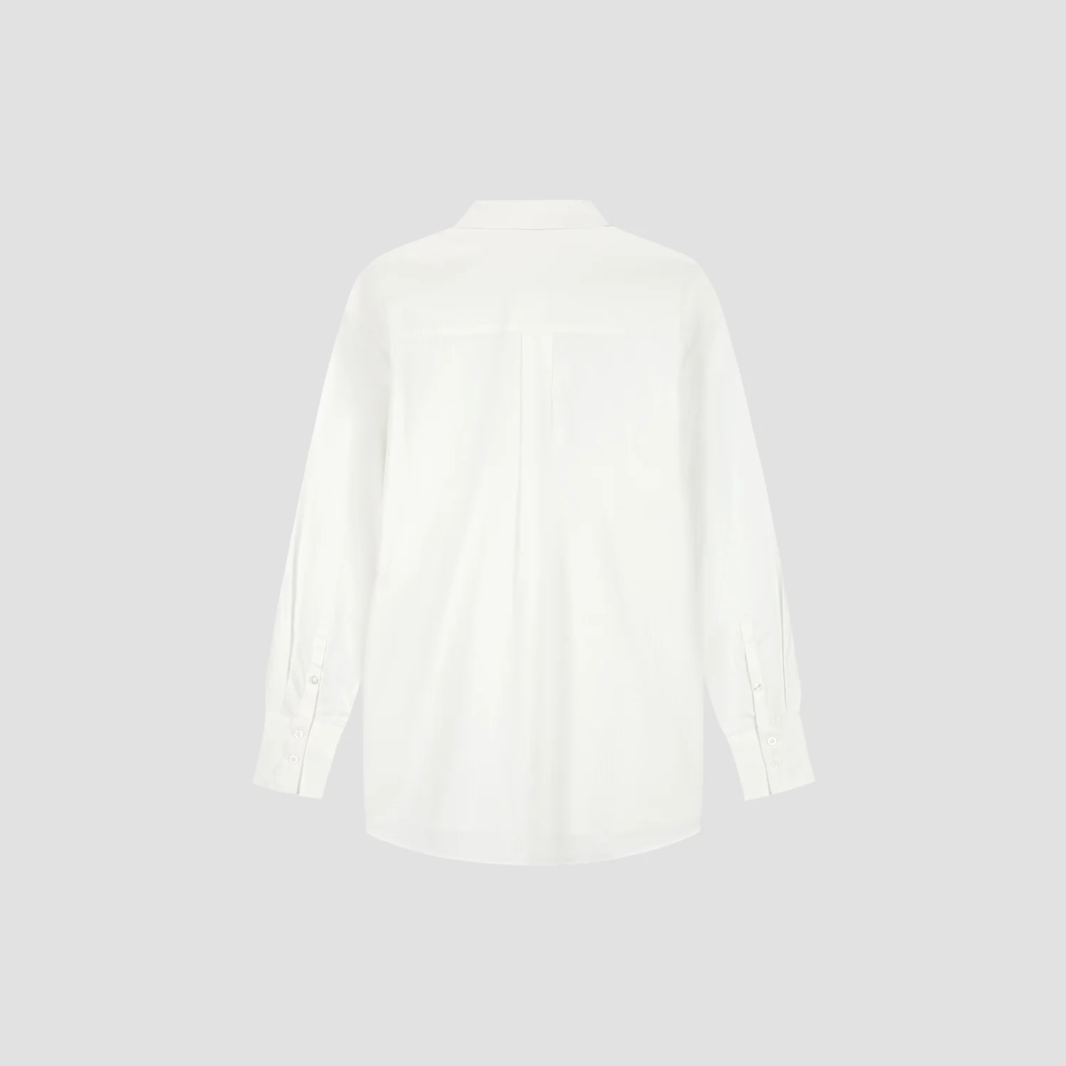 OLAF Striped oversized shirt Optical white