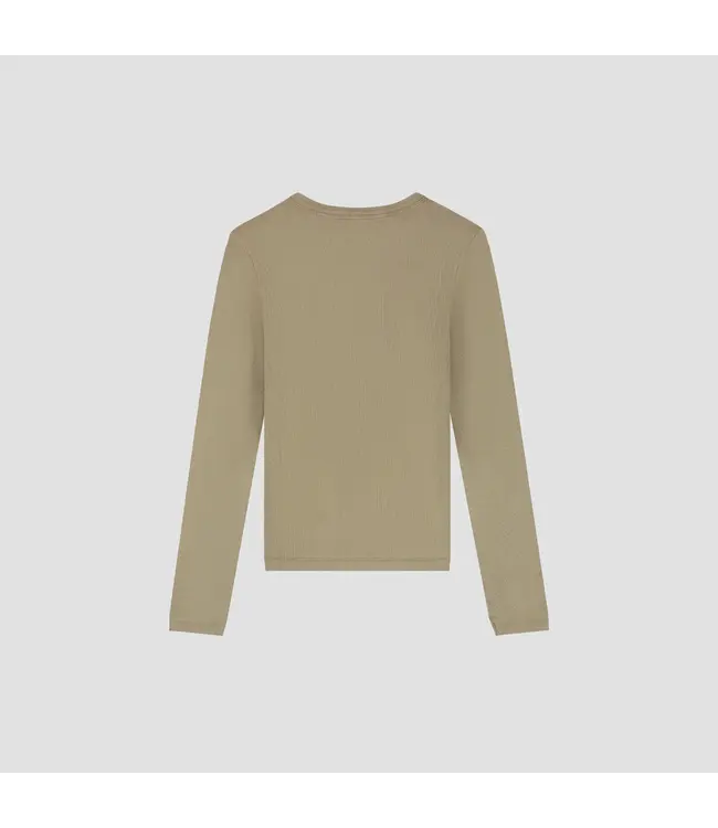 OLAF Monogram washed henley top Treehouse
