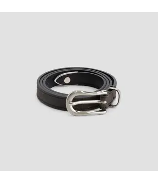 OLAF Suede belt Chocolate plum