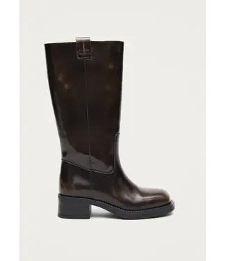 Alohas Sajan vintage effect Brown leather boots