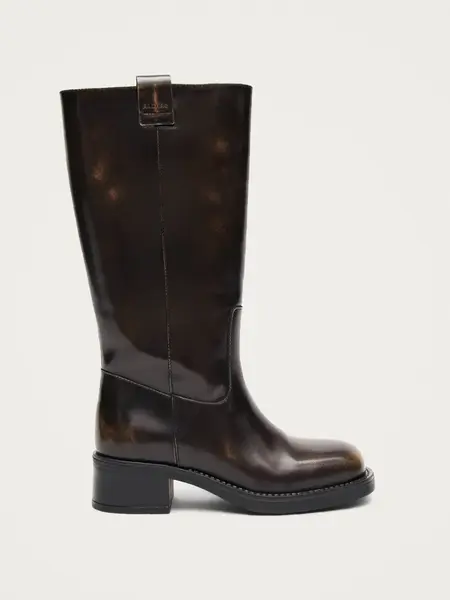 Alohas Sajan vintage effect Brown leather boots