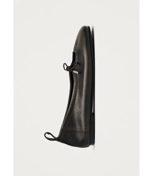 Alohas Rosalind vintage effect Brown leather ballet flats