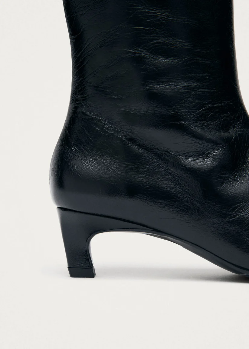 Alohas Ambar rift Black leather ankle boots