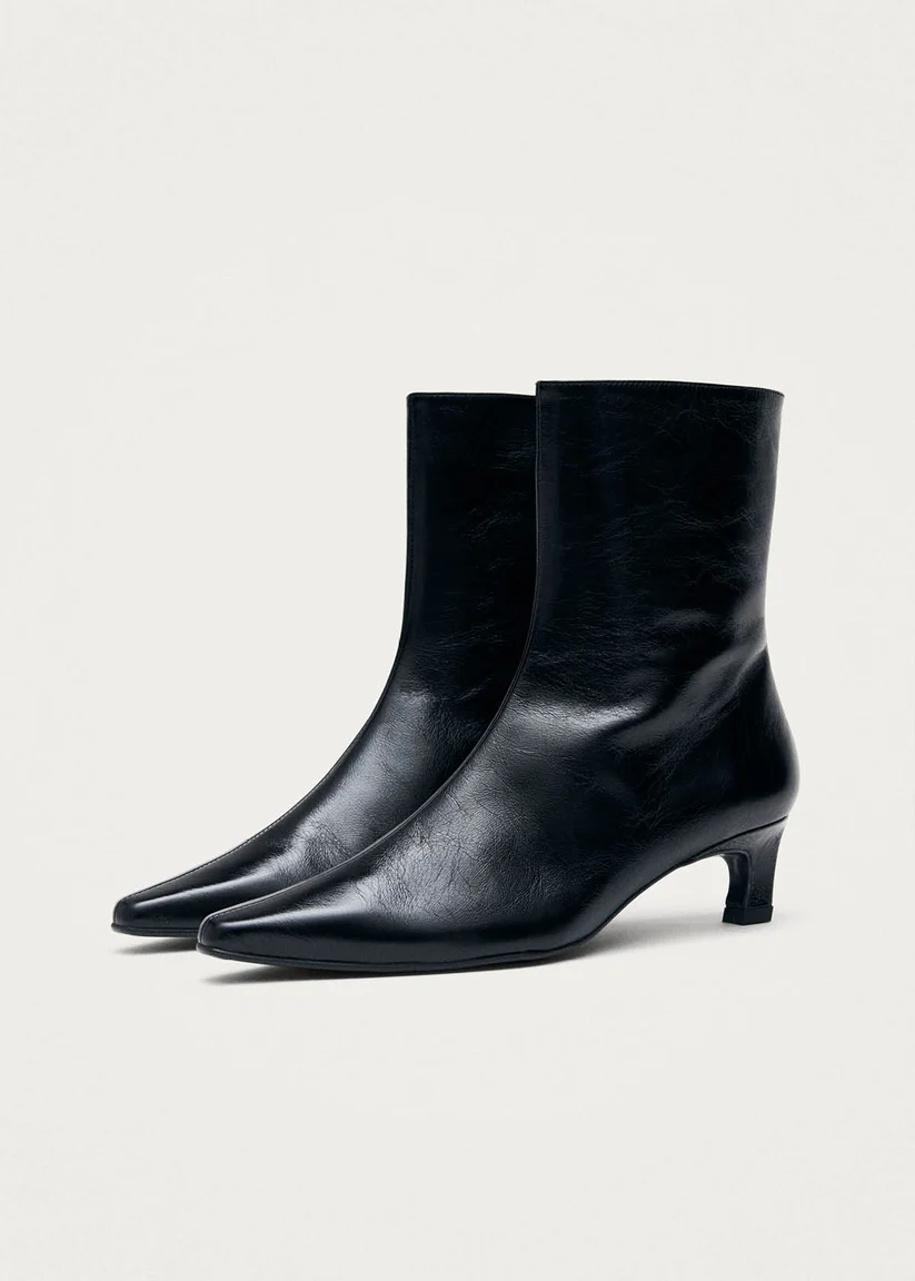 Alohas Ambar rift Black leather ankle boots