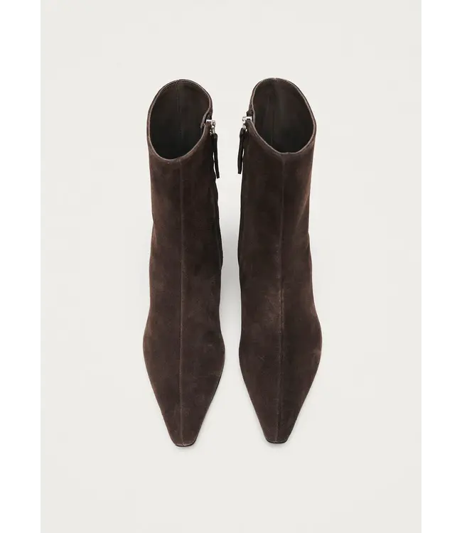 Alohas Ambar suede Brown leather ankle boots