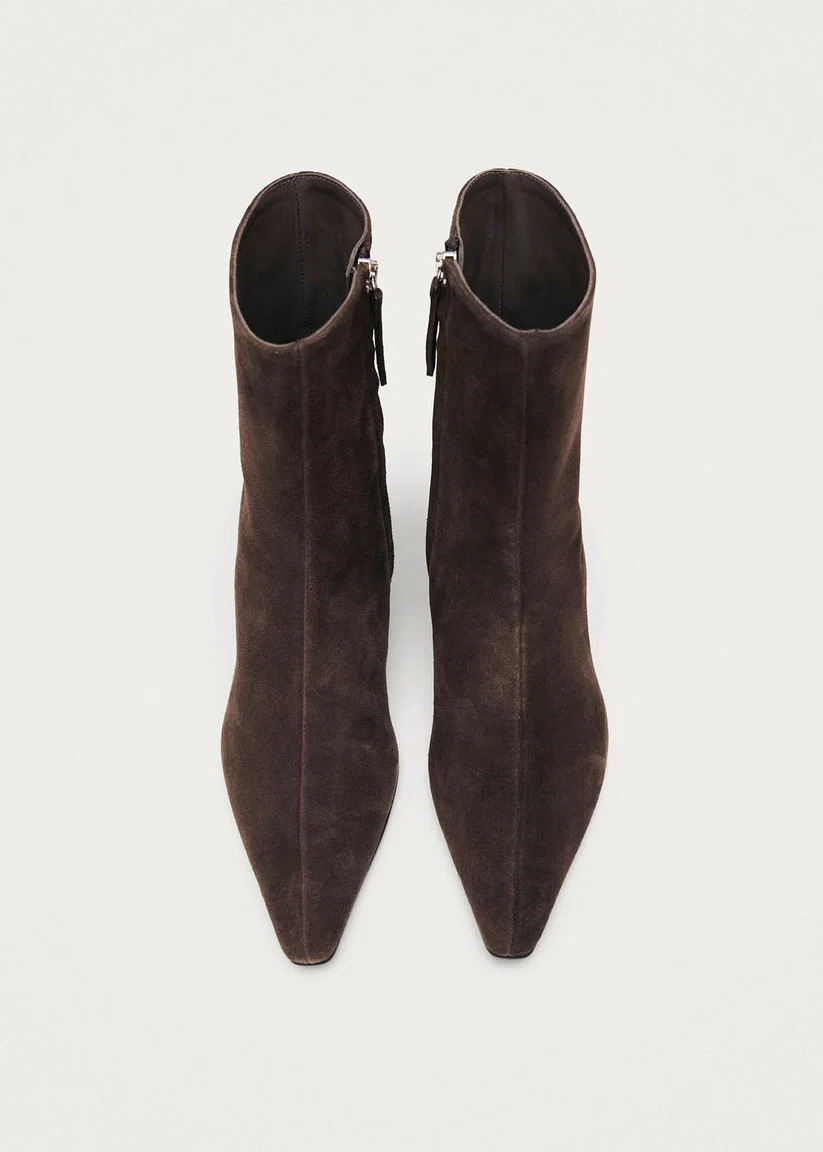 Alohas Ambar suede Brown leather ankle boots