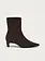 Alohas Ambar suede Brown leather ankle boots