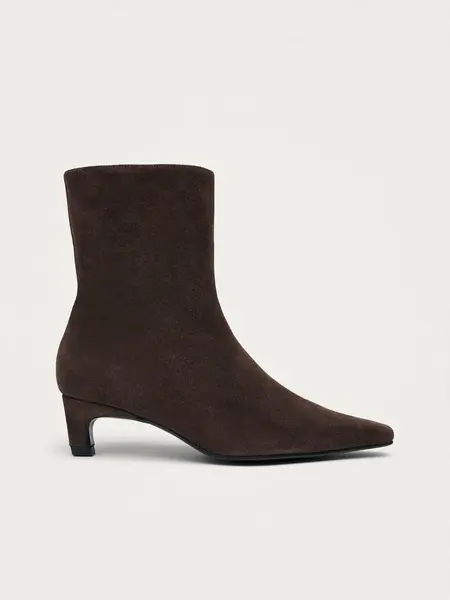 Alohas Ambar suede Brown leather ankle boots