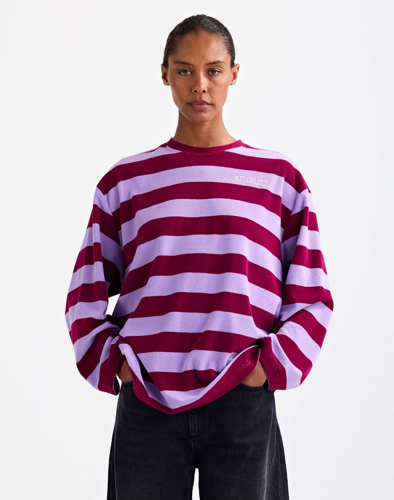 Stieglitz Sellie terry skate longsleeve Purple