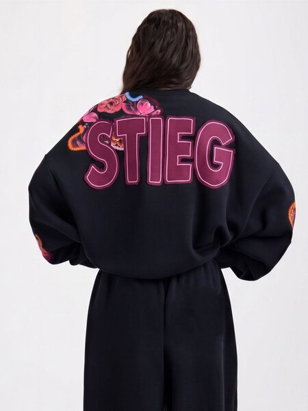 Stieglitz Nero oversized sweater Black