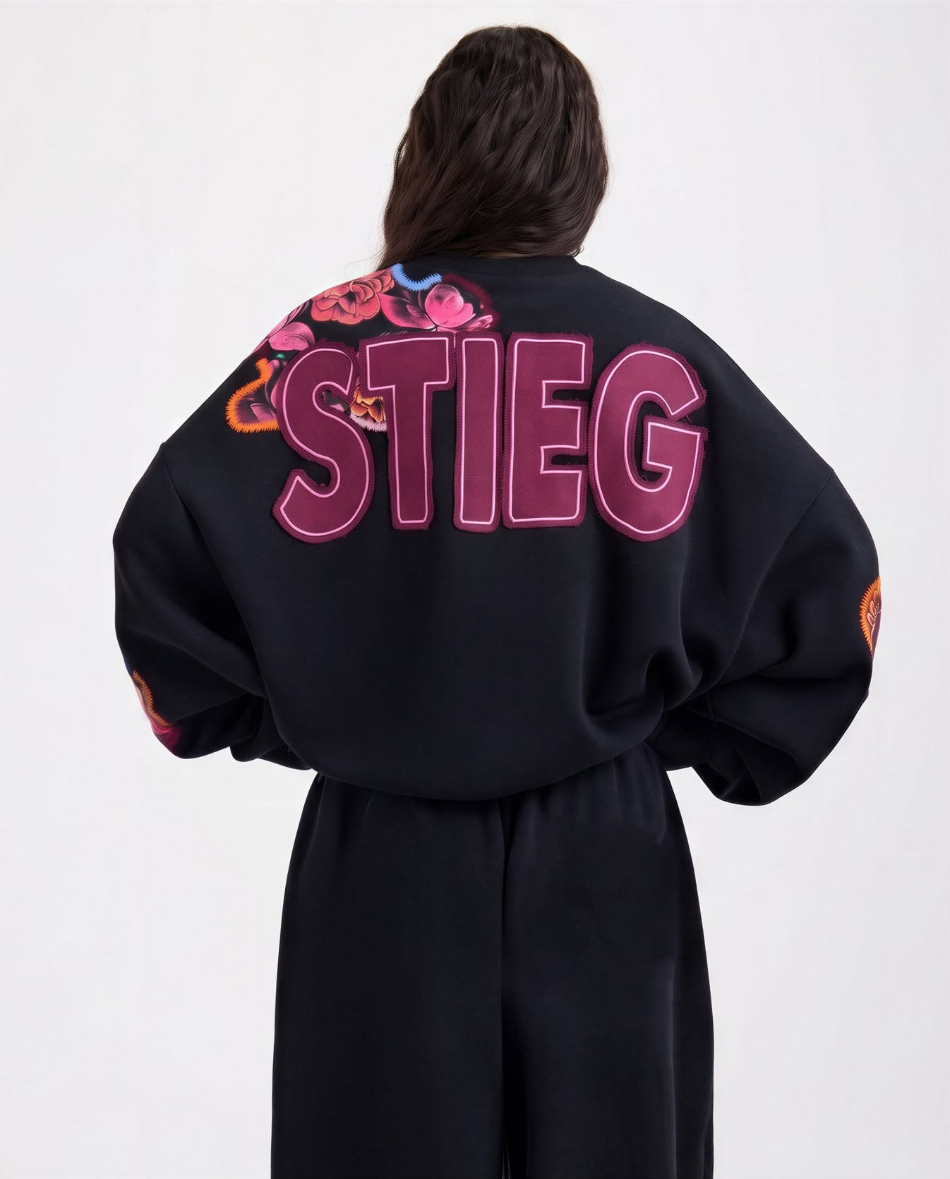 Stieglitz Nero oversized sweater Black