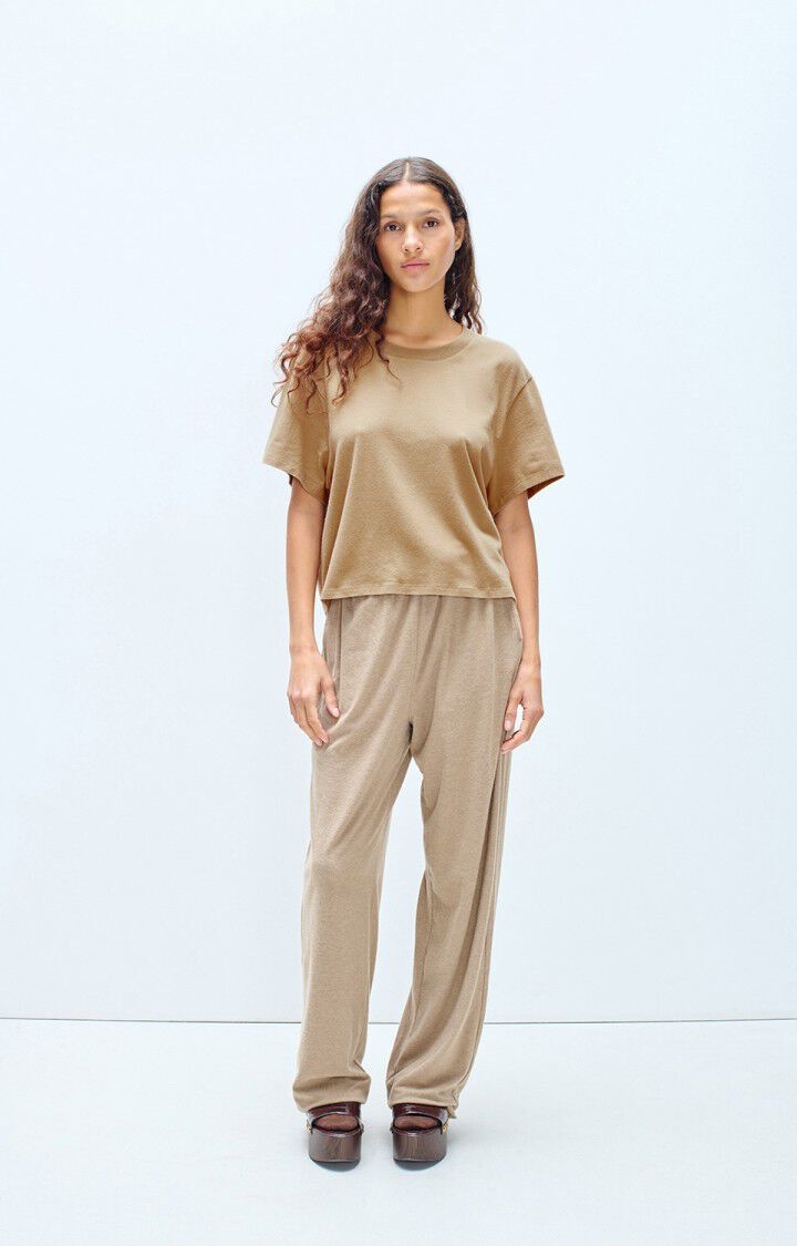 American Vintage YPA02GH  t-shirt Macchiato chine