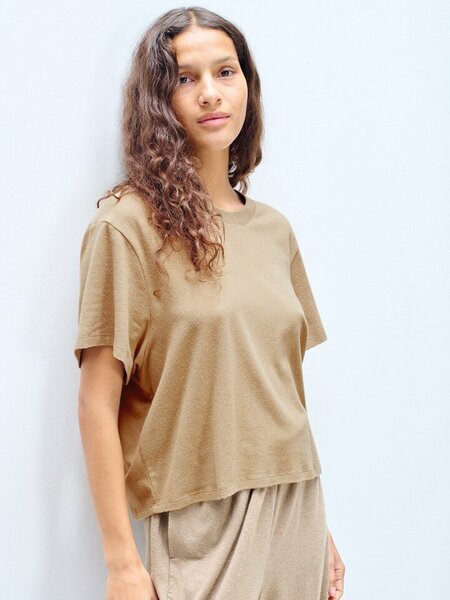 American Vintage YPA02GH  t-shirt Macchiato chine
