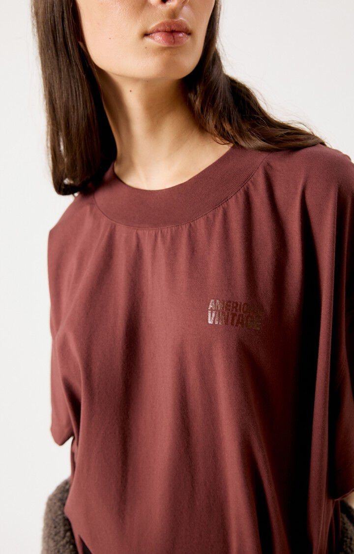 American Vintage GIX02B t-shirt Pourpre