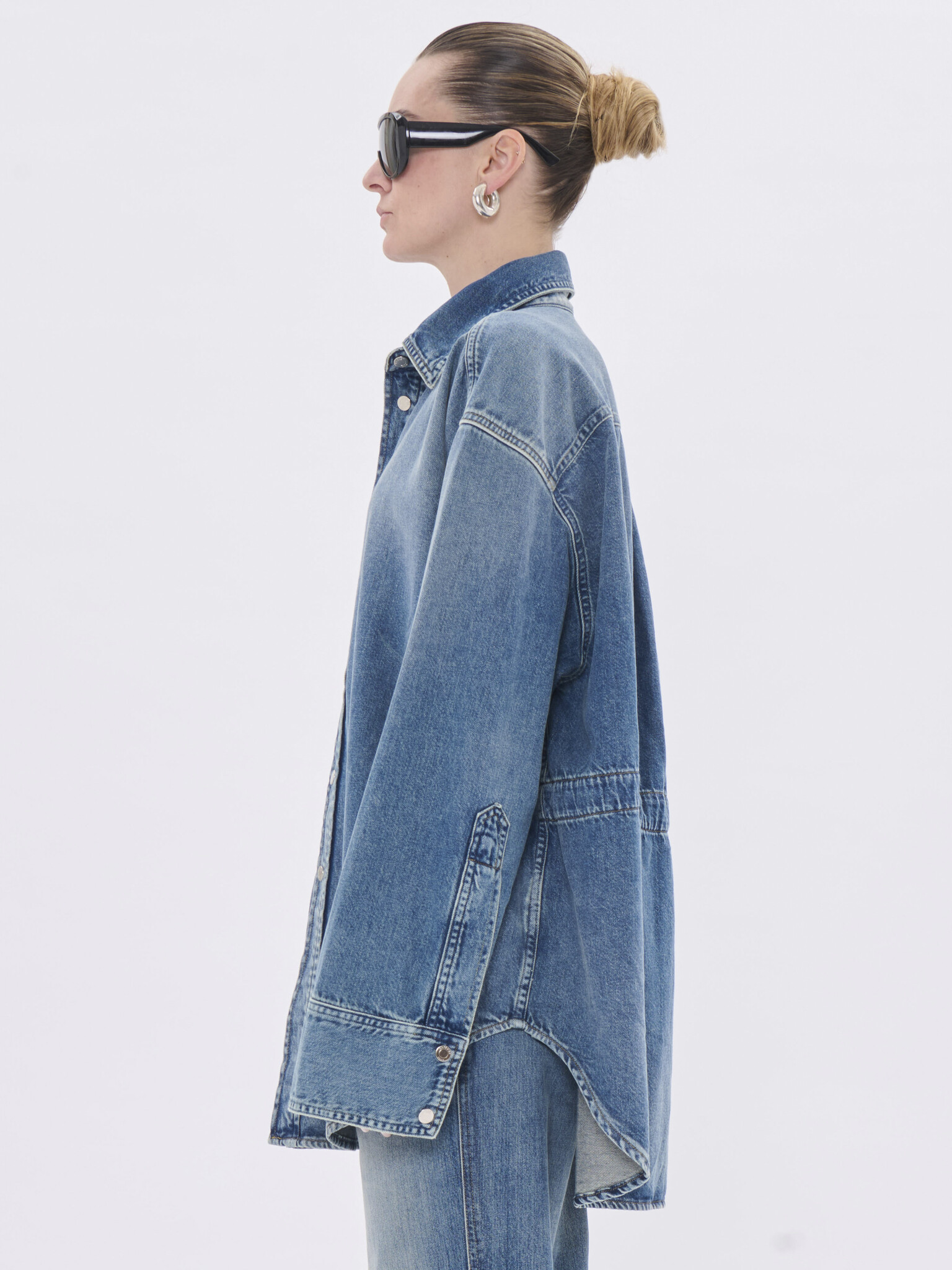 Haikure Victoria denim shirt Blue ryder
