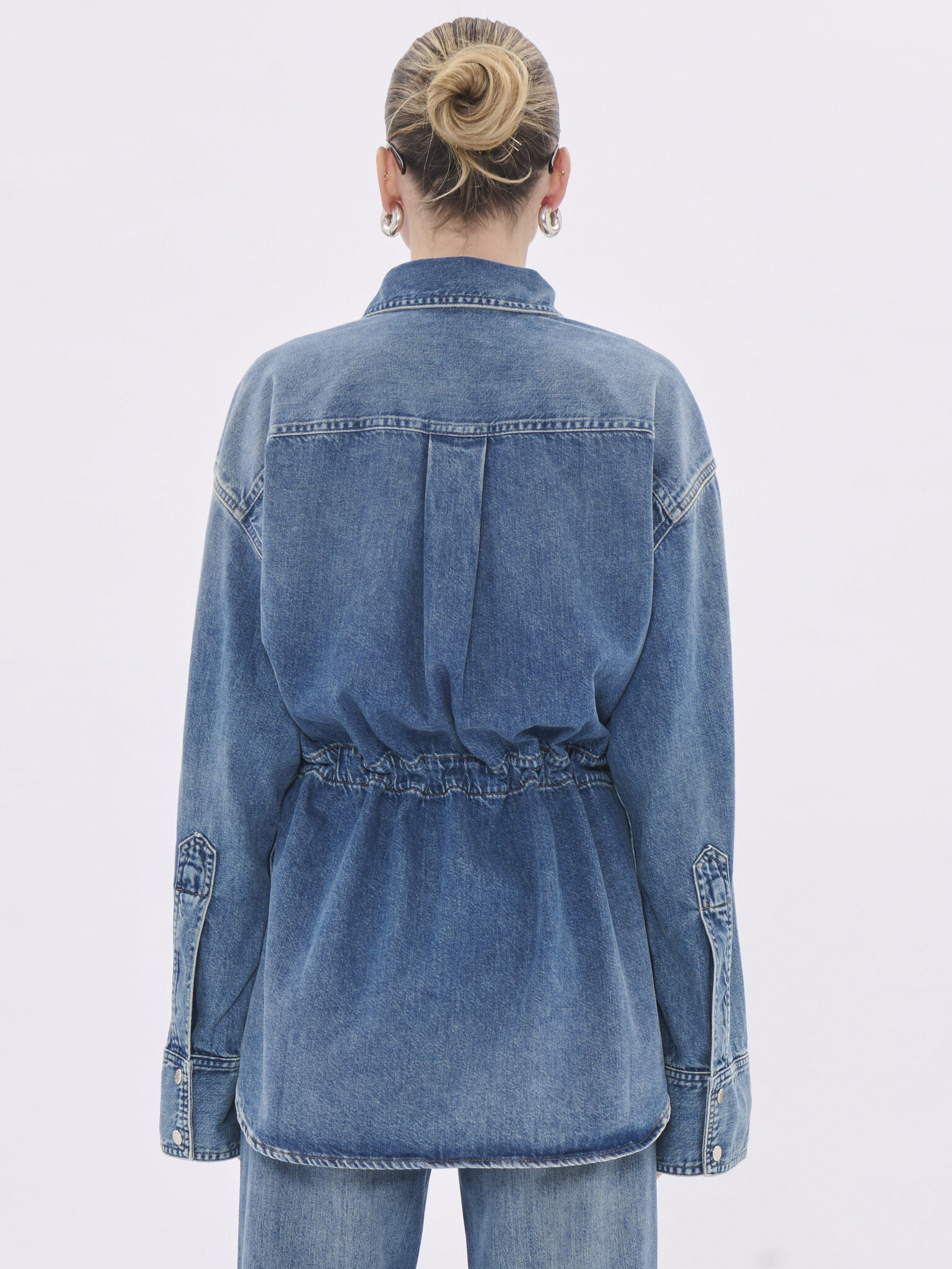 Haikure Victoria denim shirt Blue ryder