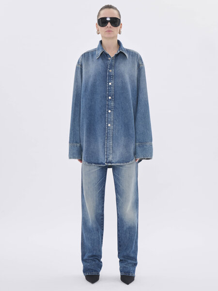 Haikure Victoria denim shirt Blue ryder