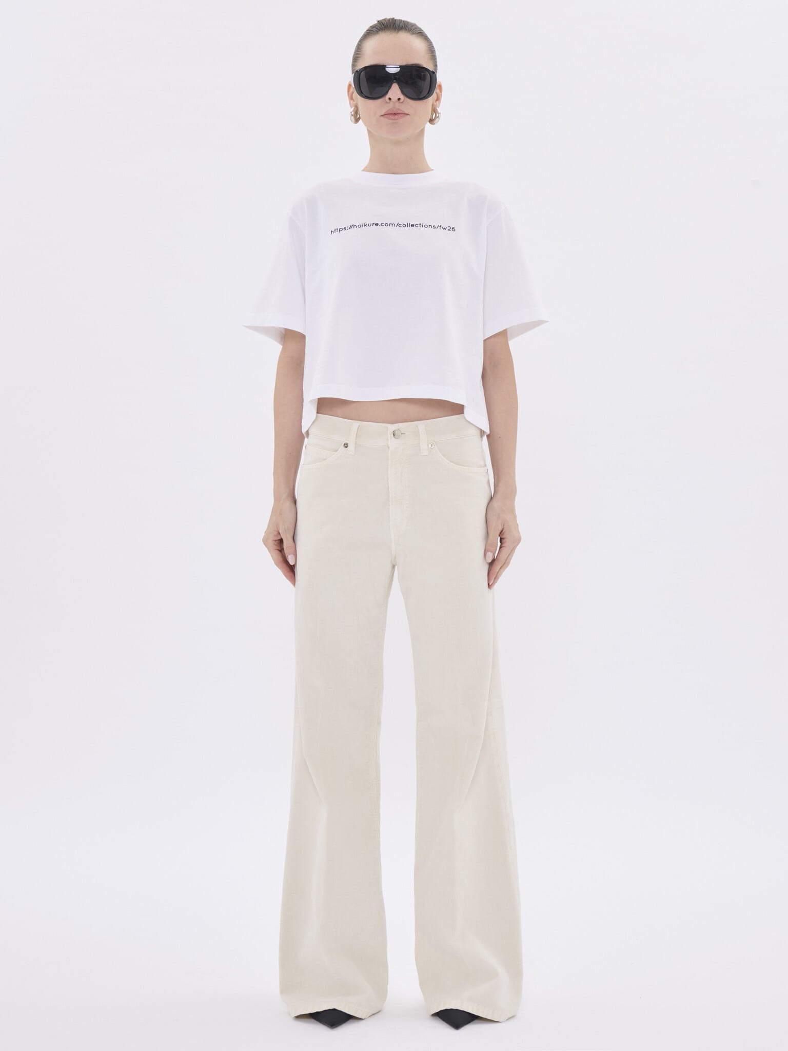 Haikure Sibilla velvet pier jeans  Snow