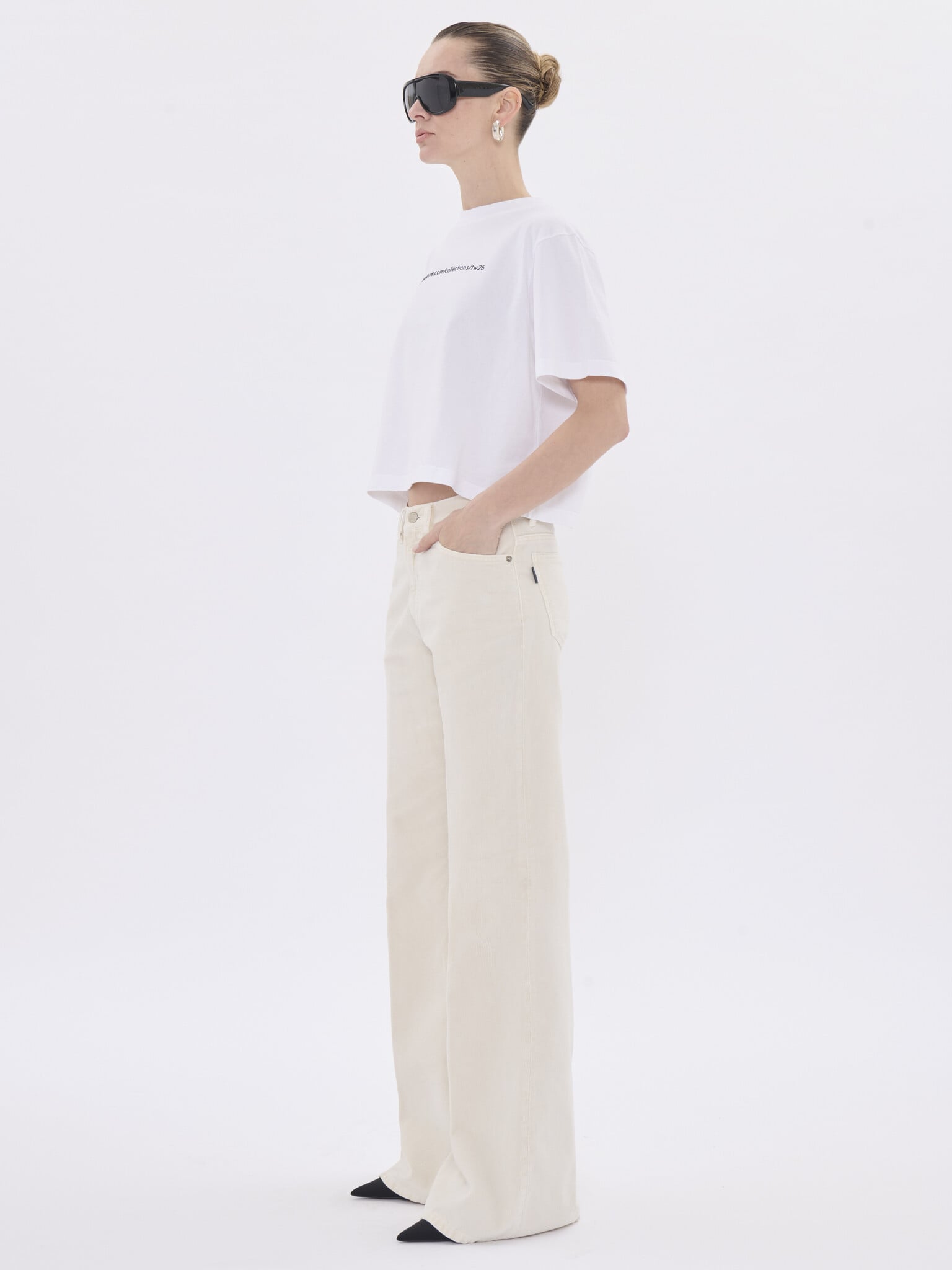 Haikure Sibilla velvet pier jeans  Snow