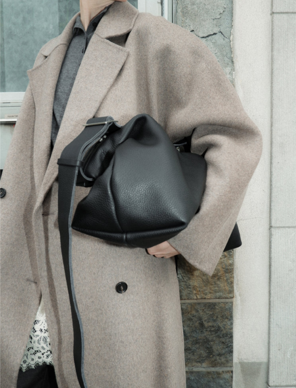 NONA Large slouchy bag Black