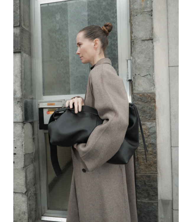 NONA Large slouchy bag Black
