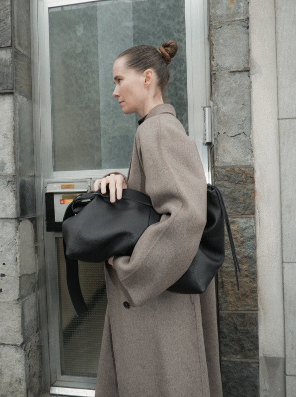 NONA Large slouchy bag Black
