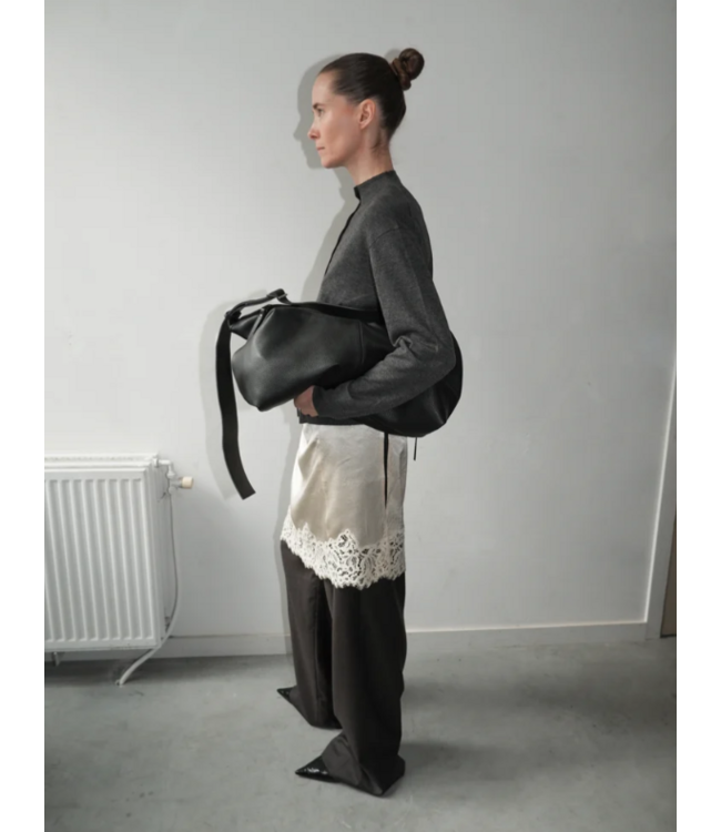 NONA Large slouchy bag Black