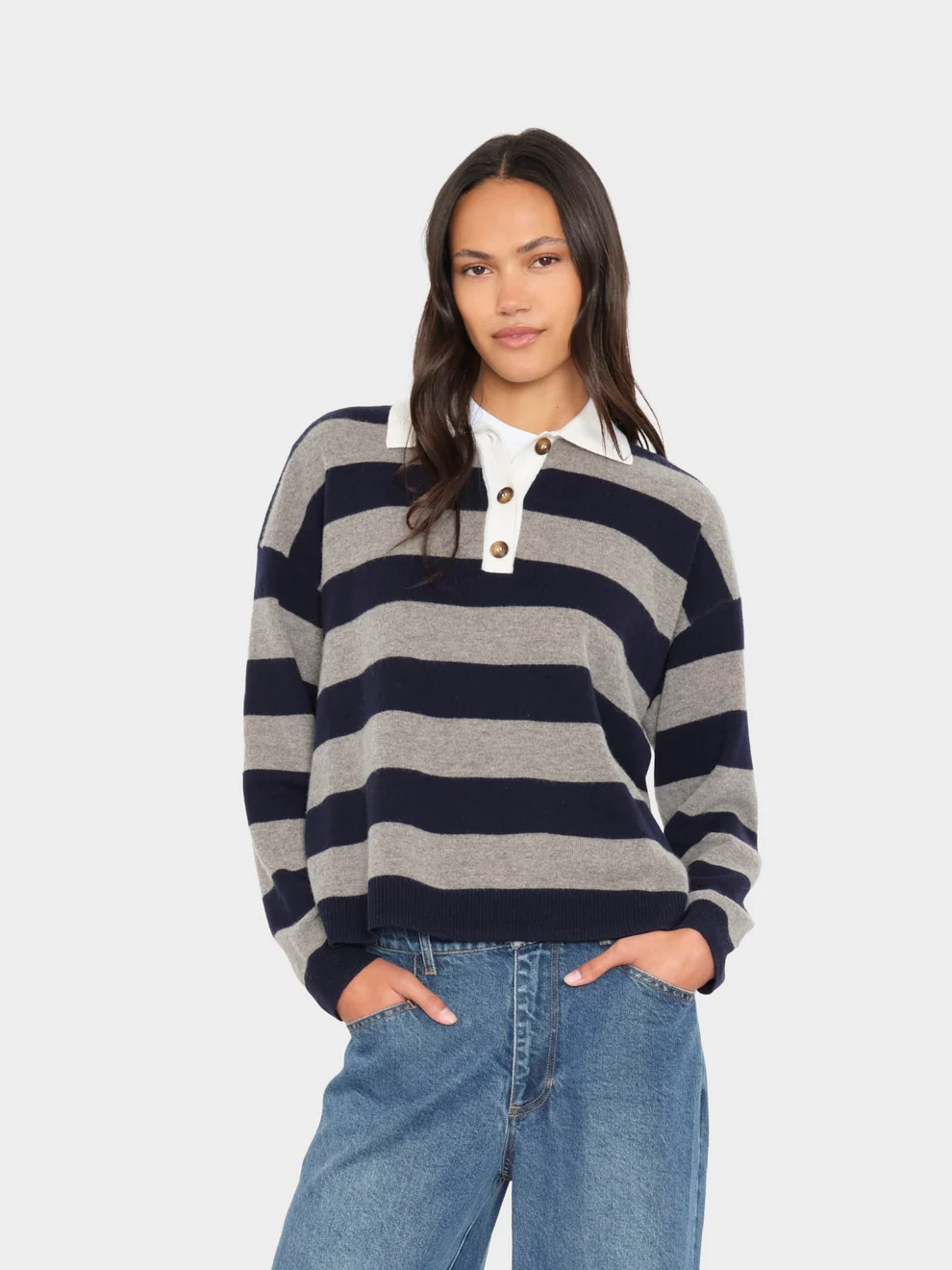 Xirena Braxton sweater Midnight gray