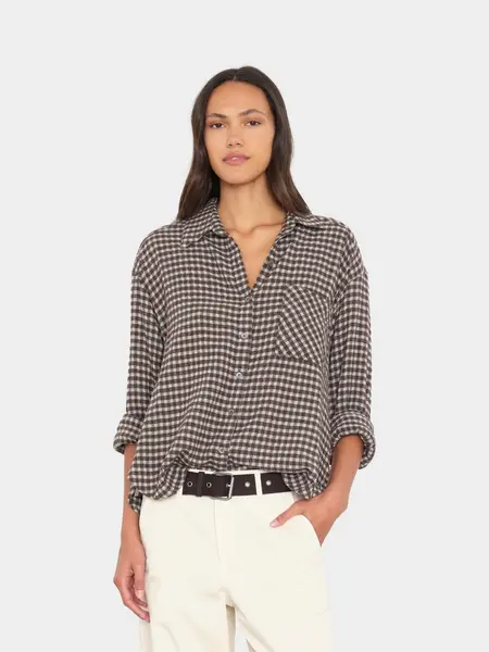 Xirena Jordy shirt Walnut brown