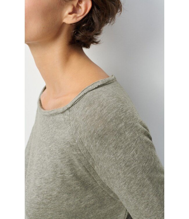 American Vintage SON31GH longsleeve Artique chine