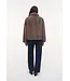 Studio AR Faje faux mink jas Pebble