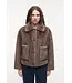 Studio AR Faje faux mink jas Pebble