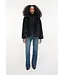 Studio AR Faje faux mink jas D. Grey