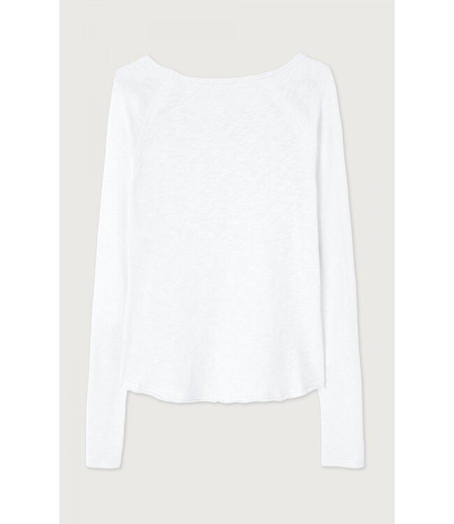 American Vintage SON31GH longsleeve Blanc