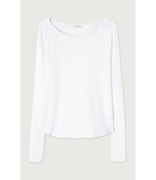 American Vintage SON31GH longsleeve Blanc