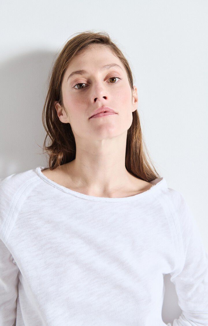 American Vintage SON31GH longsleeve Blanc