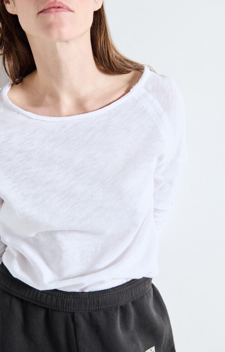 American Vintage SON31GH longsleeve Blanc