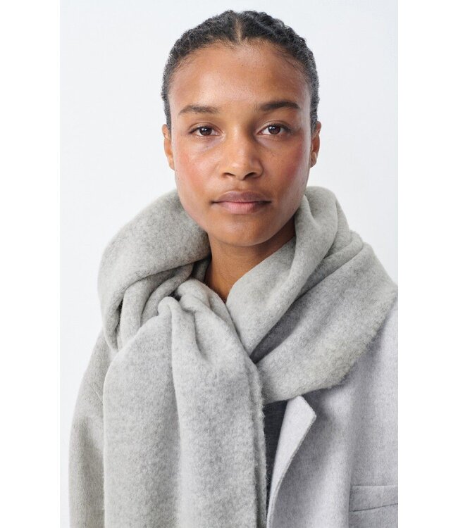 American Vintage ZI20A Sjaal Gris chine noir