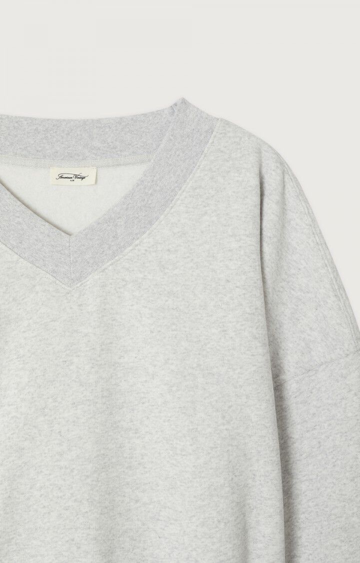 American Vintage BAP03D sweater Gris chine