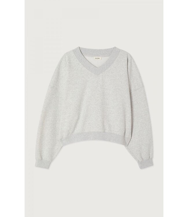 American Vintage BAP03D sweater Gris chine