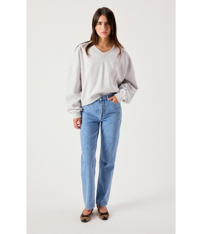 American Vintage BAP03D sweater Gris chine