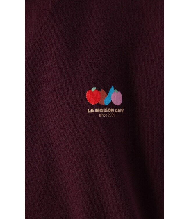 American Vintage ATU03D sweater Lie de vin