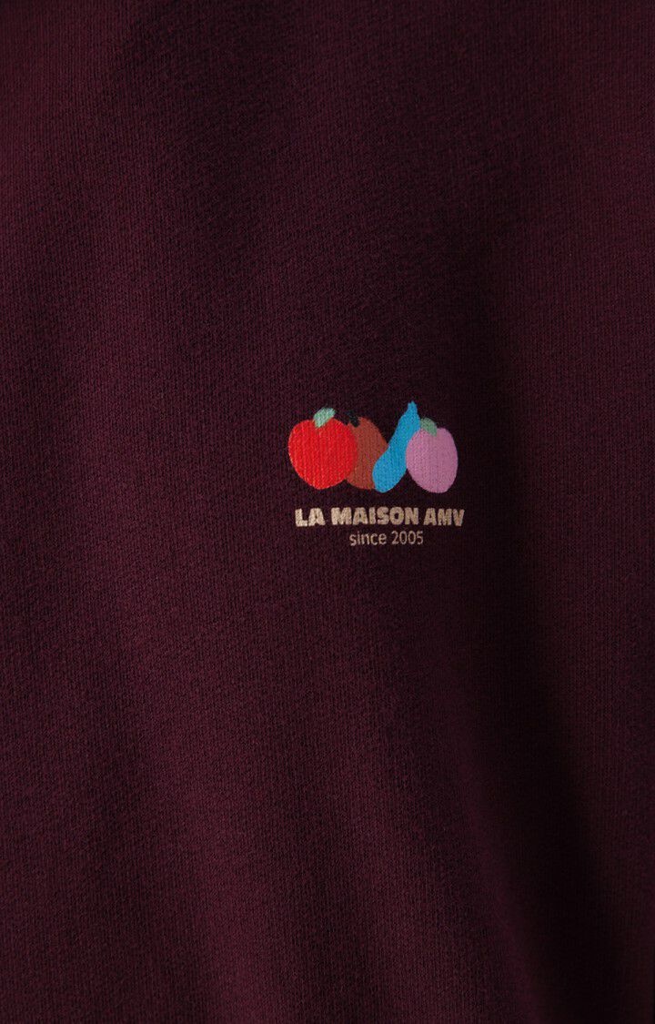 American Vintage ATU03D sweater Lie de vin