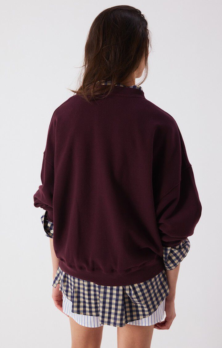 American Vintage ATU03D sweater Lie de vin