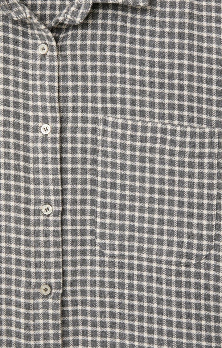 American Vintage HOX06A shirt Carreaux Brouillard