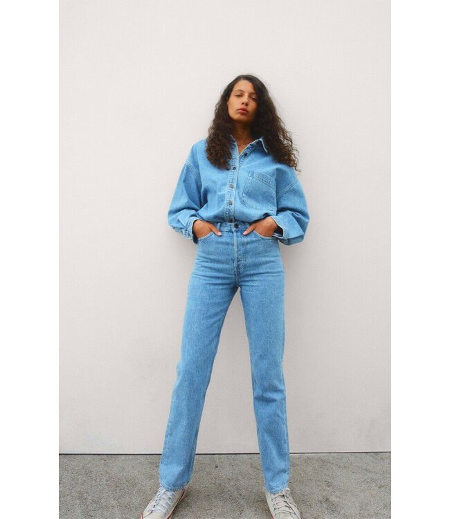 American Vintage JOY11O jeans Authentique stone