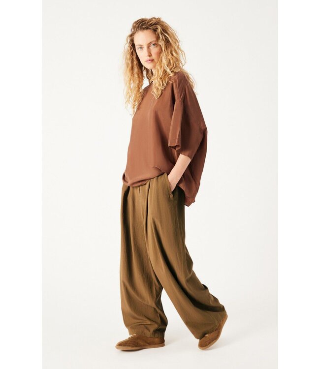 American Vintage TOH10A balloon pantalon Moka vintage